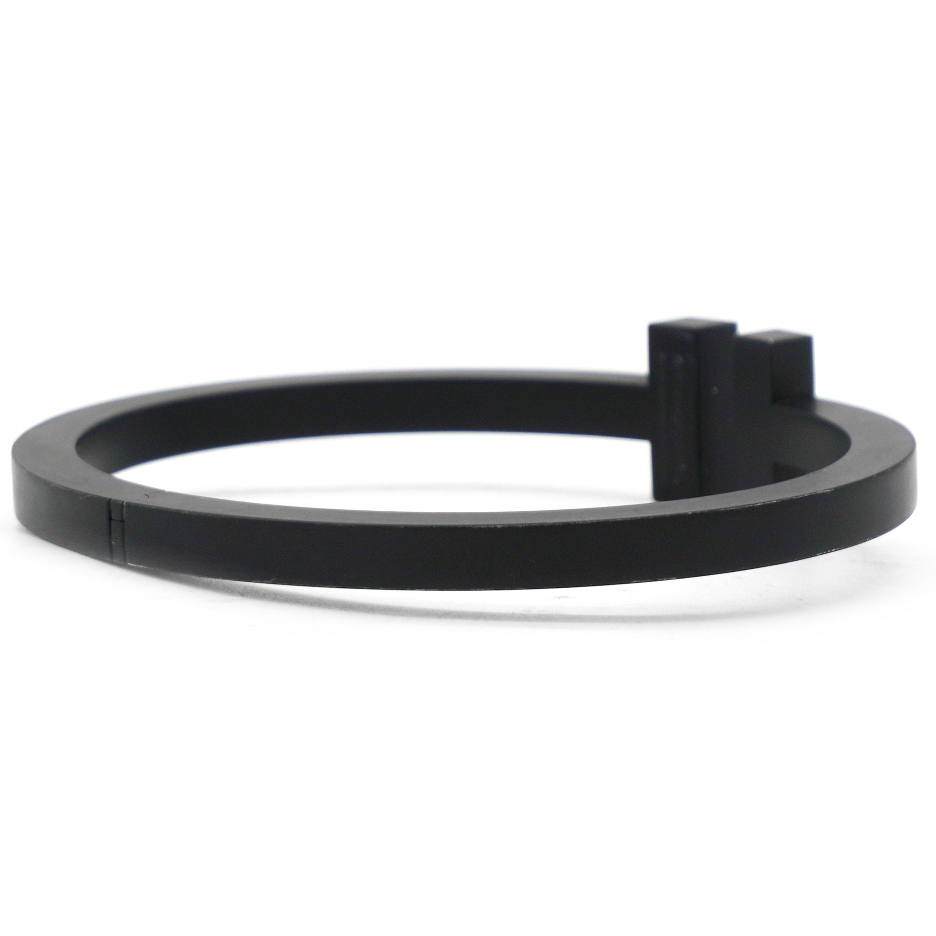 T Square Black Tone Stainless Steel Bracelet
