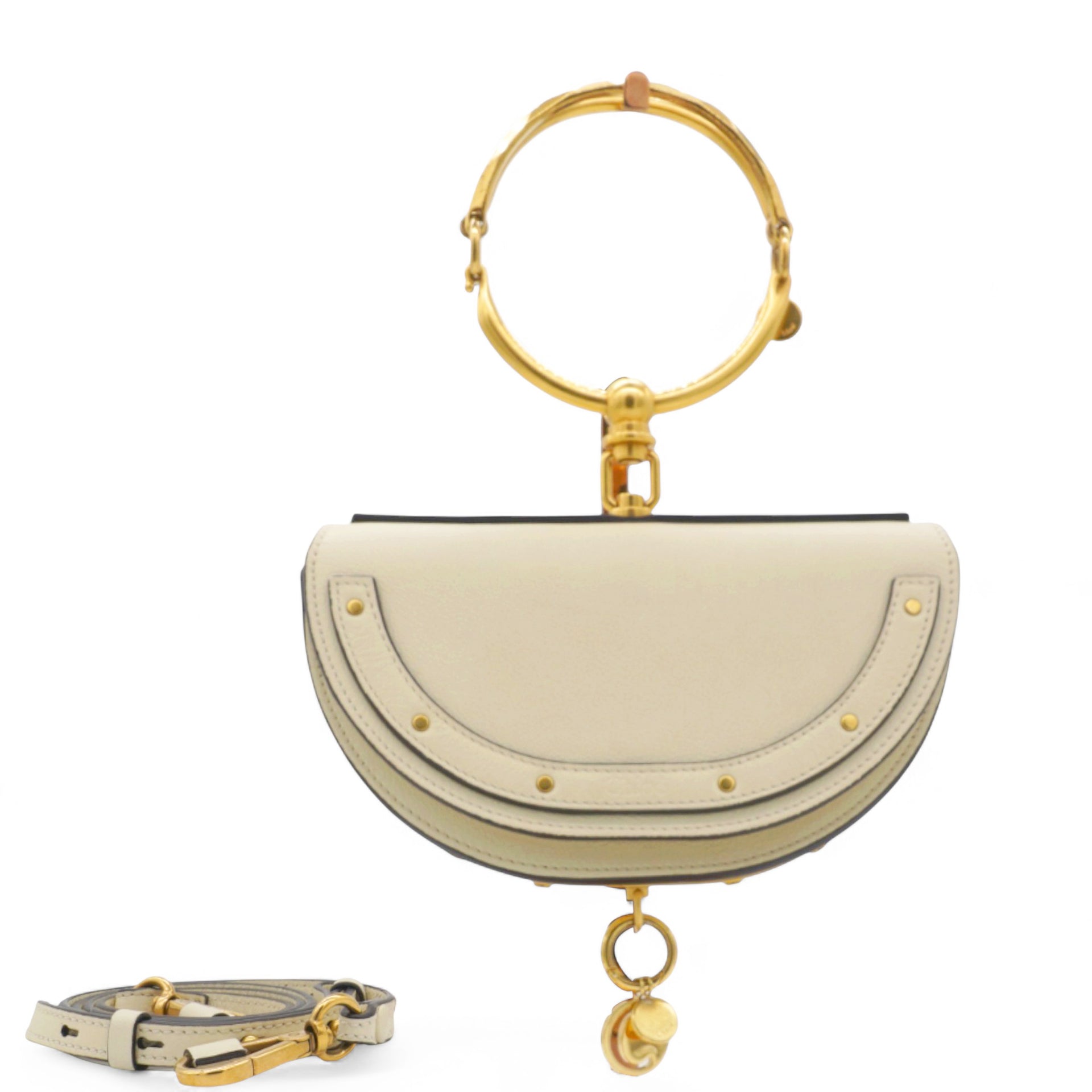 Small Nile Beige Handle Bag