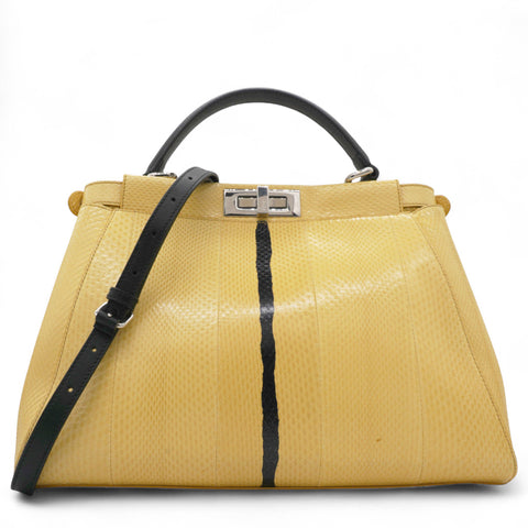 Peekaboo Medium Python Yellow/Black