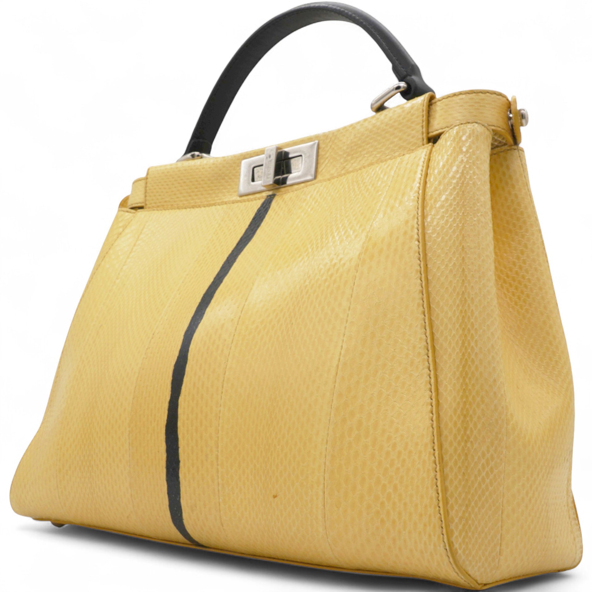 Peekaboo Medium Python Yellow/Black