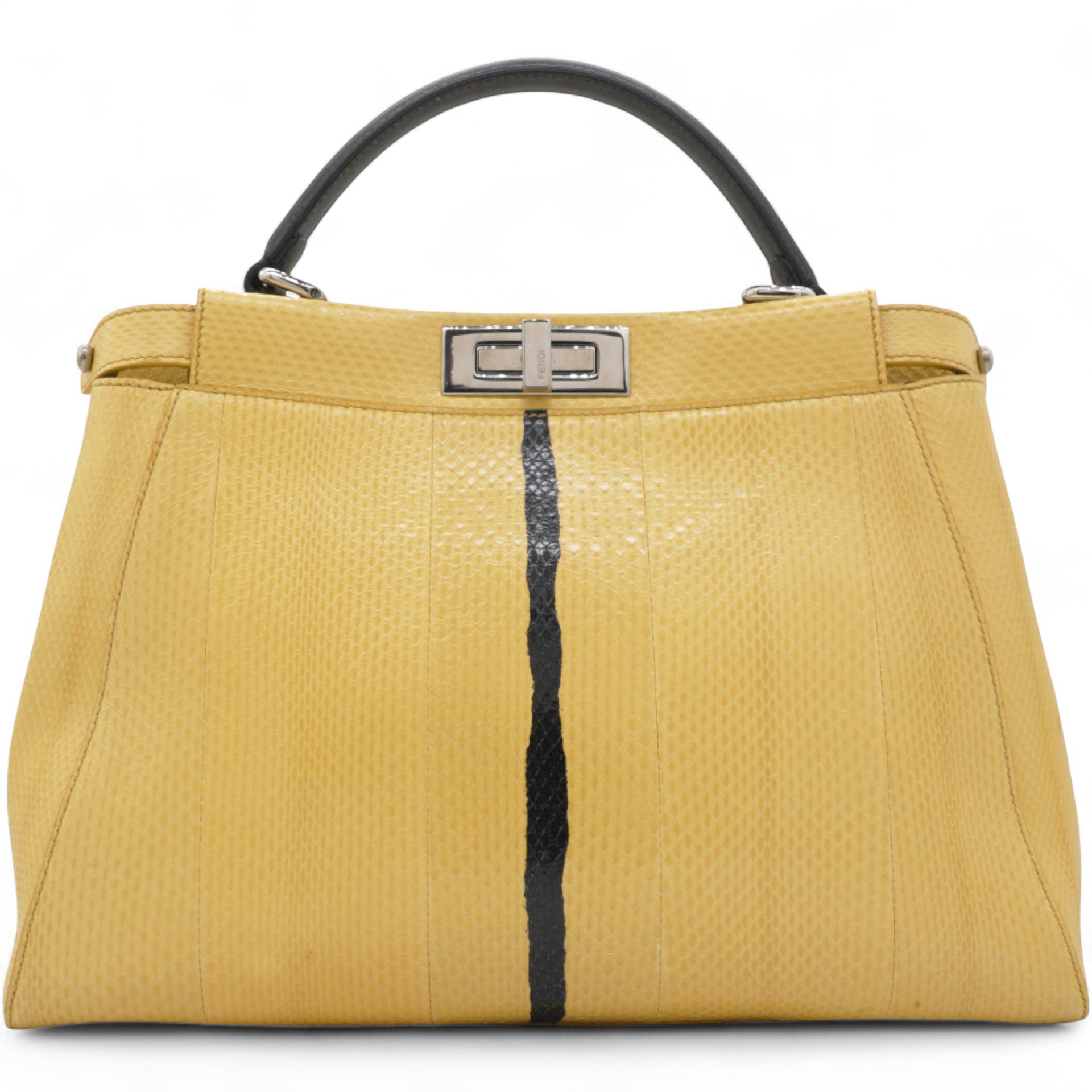 Peekaboo Medium Python Yellow/Black