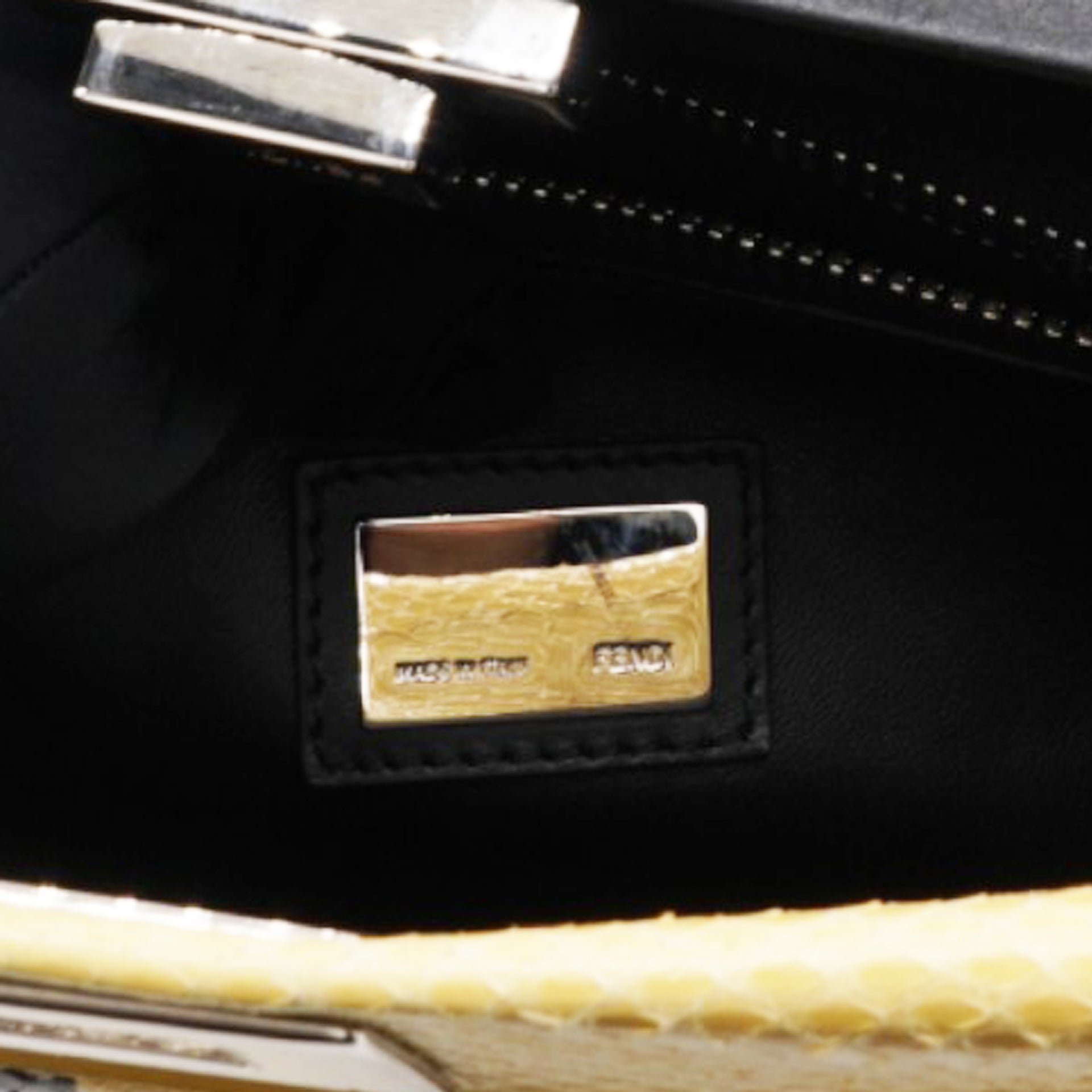 Peekaboo Medium Python Yellow/Black