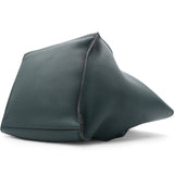 Green Leather Big Bag Supple