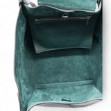 Green Leather Big Bag Supple