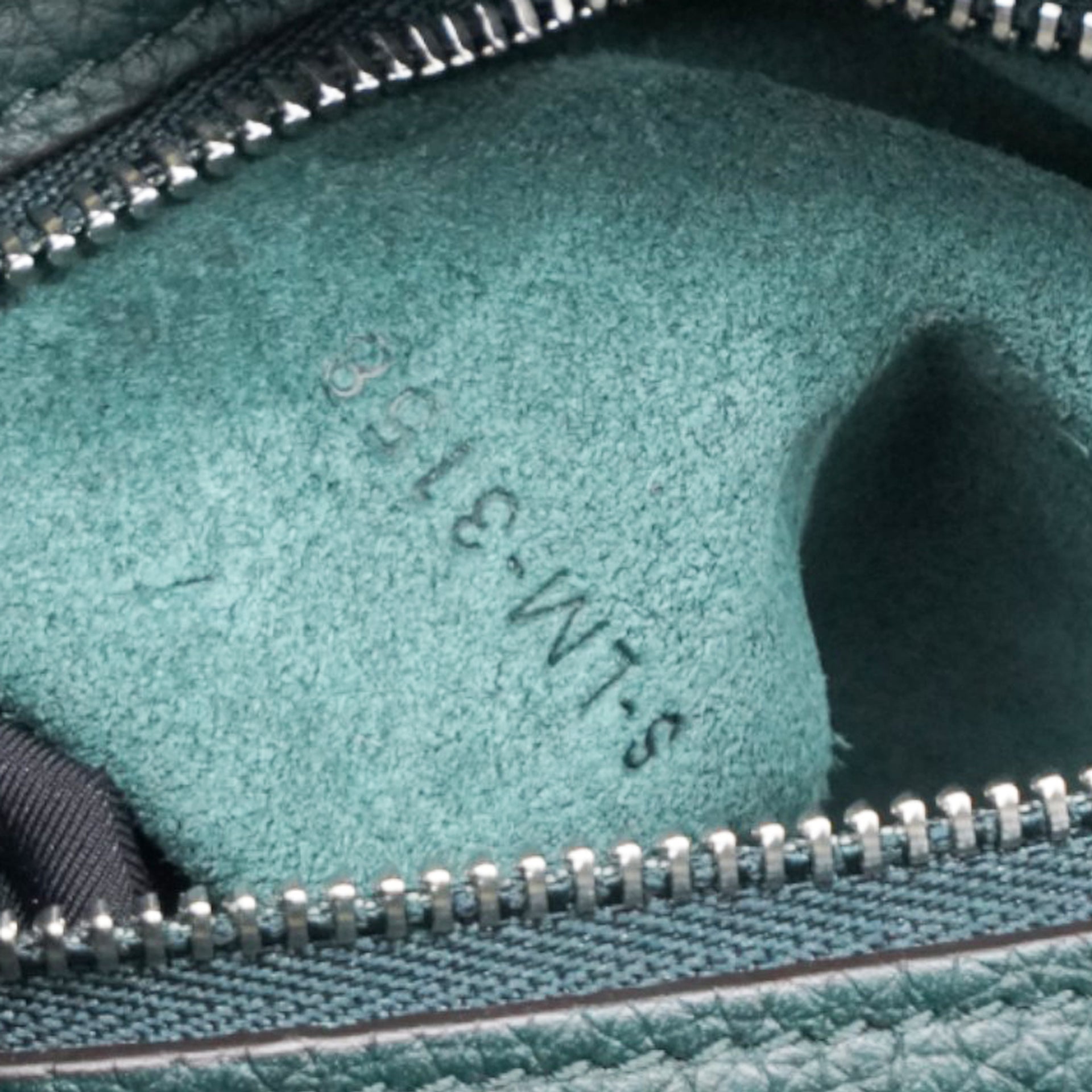 Green Leather Big Bag Supple