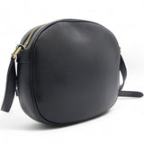 Quilted C Charm Bag Black