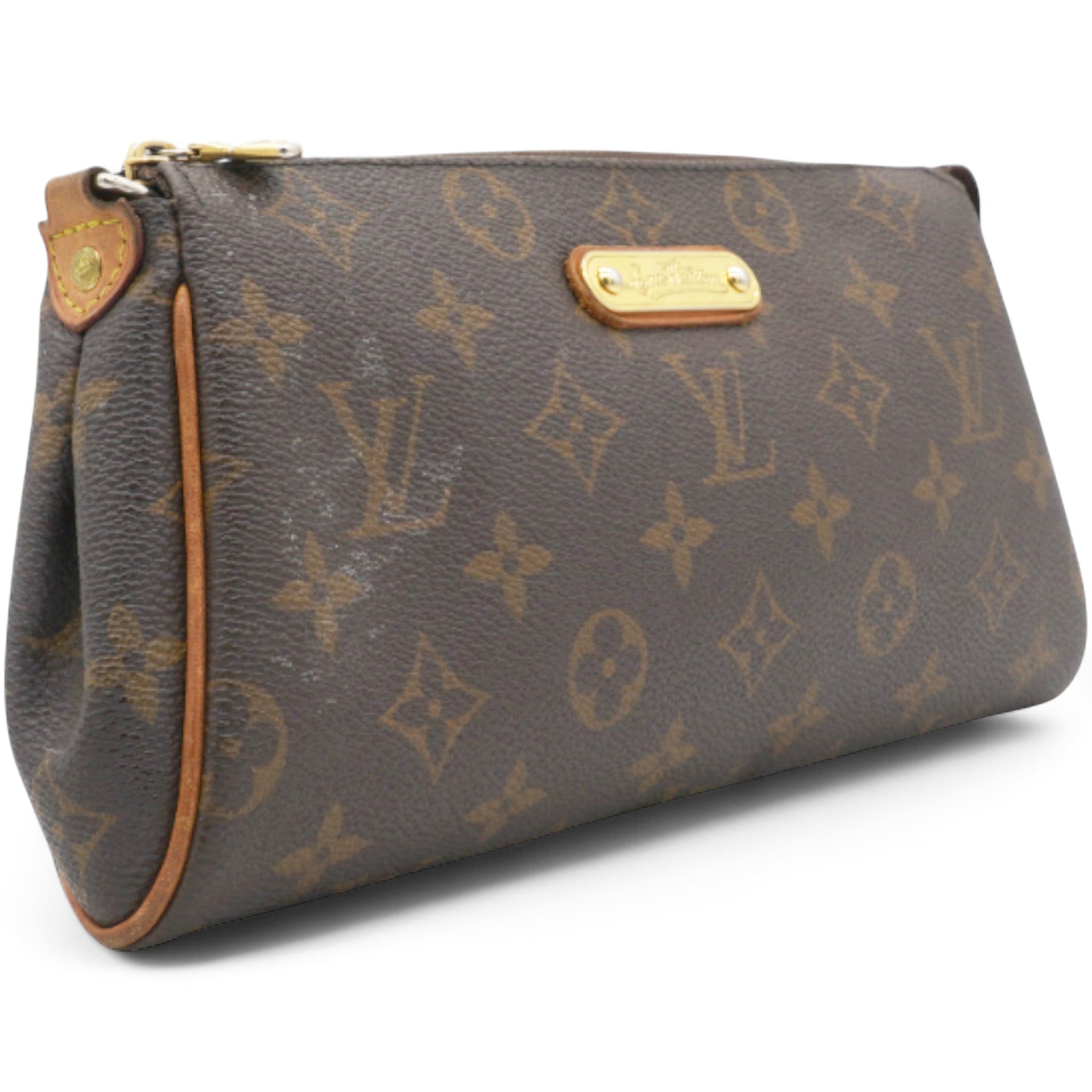 Monogram Eva Clutch Brown