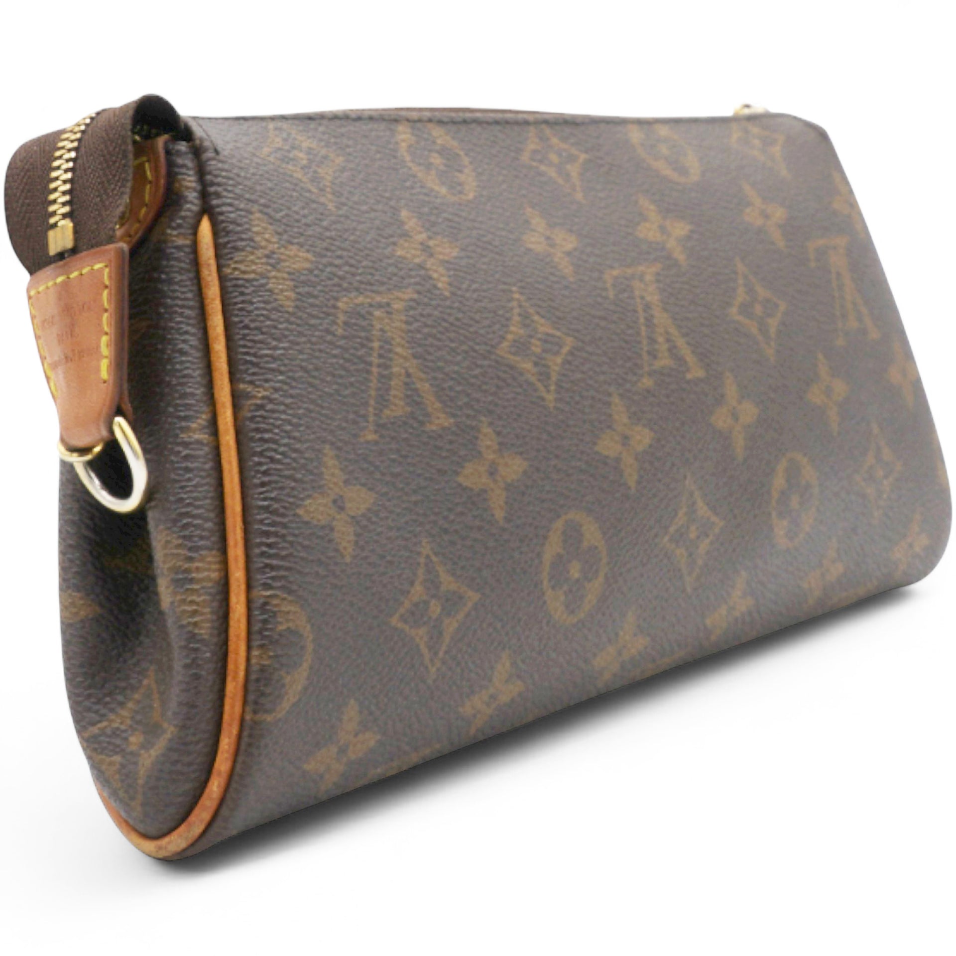 Monogram Eva Clutch Brown