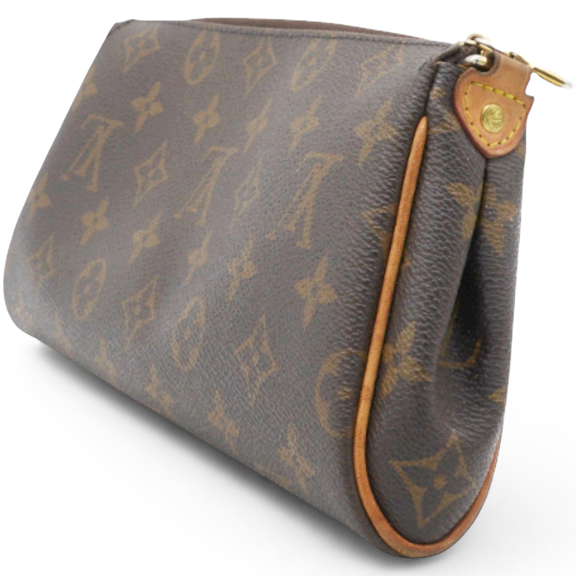 Monogram Eva Clutch Brown