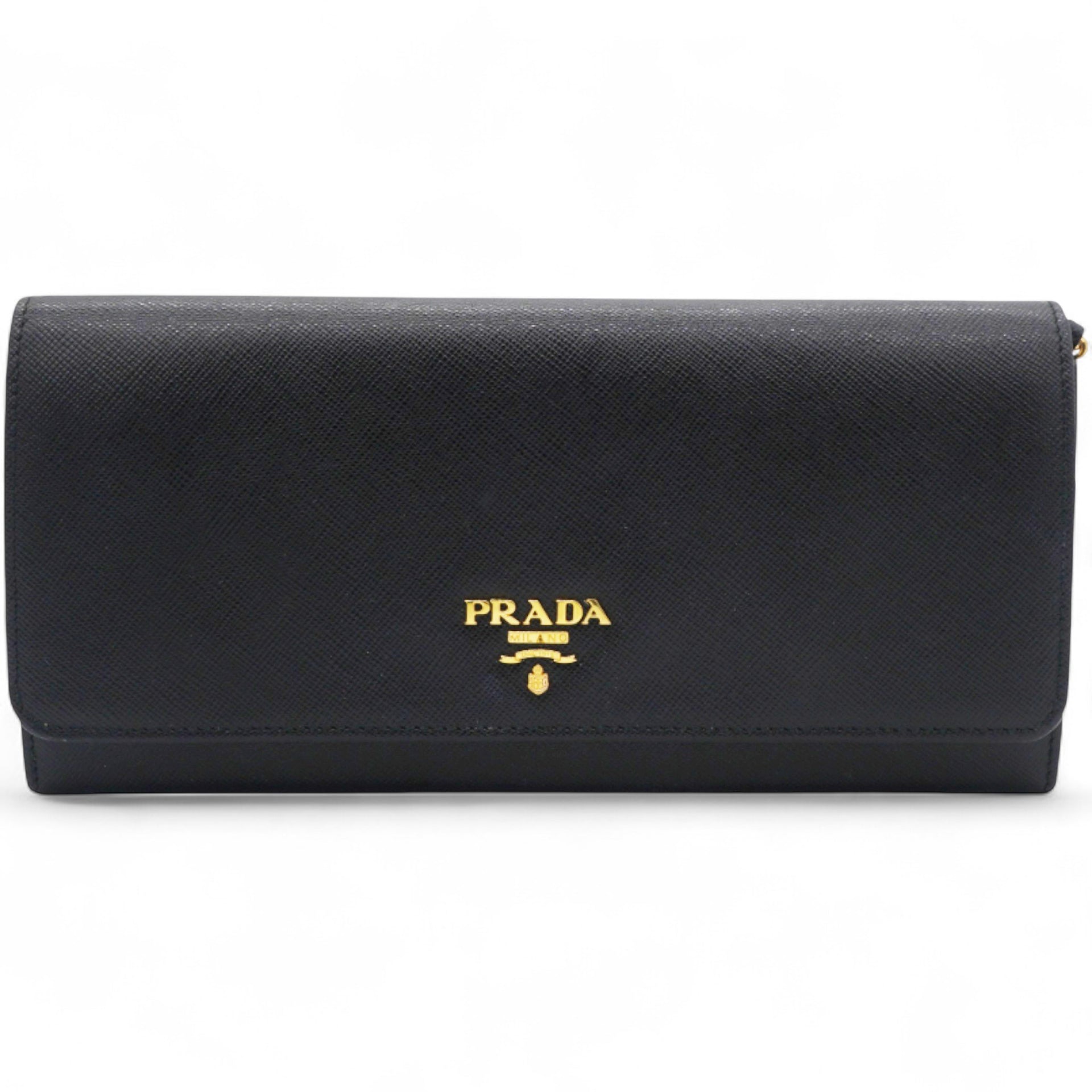 Saffiano Metal Oro Chain Wallet
