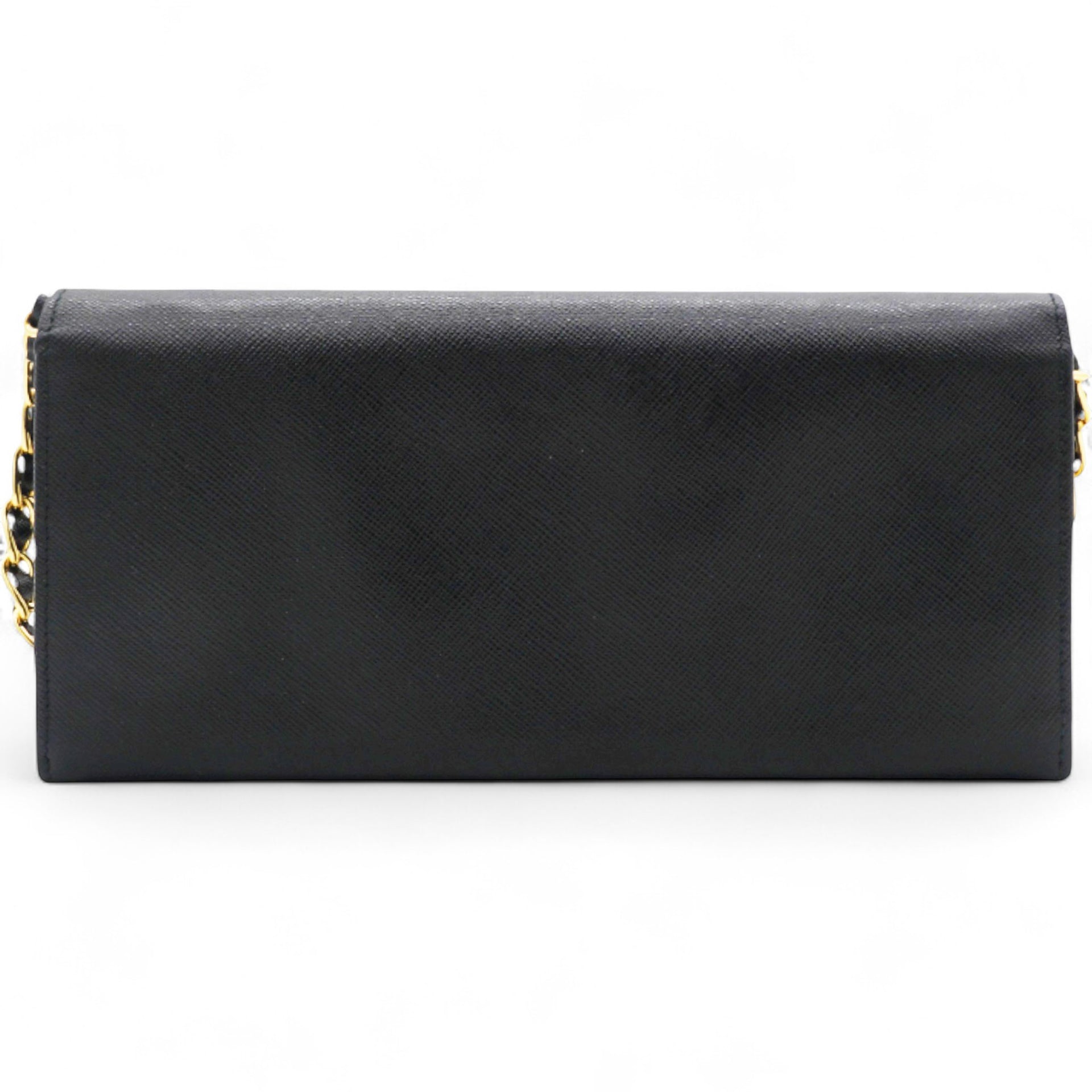 Saffiano Metal Oro Chain Wallet