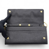 Saffiano Metal Oro Chain Wallet