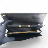 Saffiano Metal Oro Chain Wallet