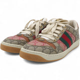 Screener Leather And Webbing-Trimmed Printed Coated-Canvas Sneakers Size37