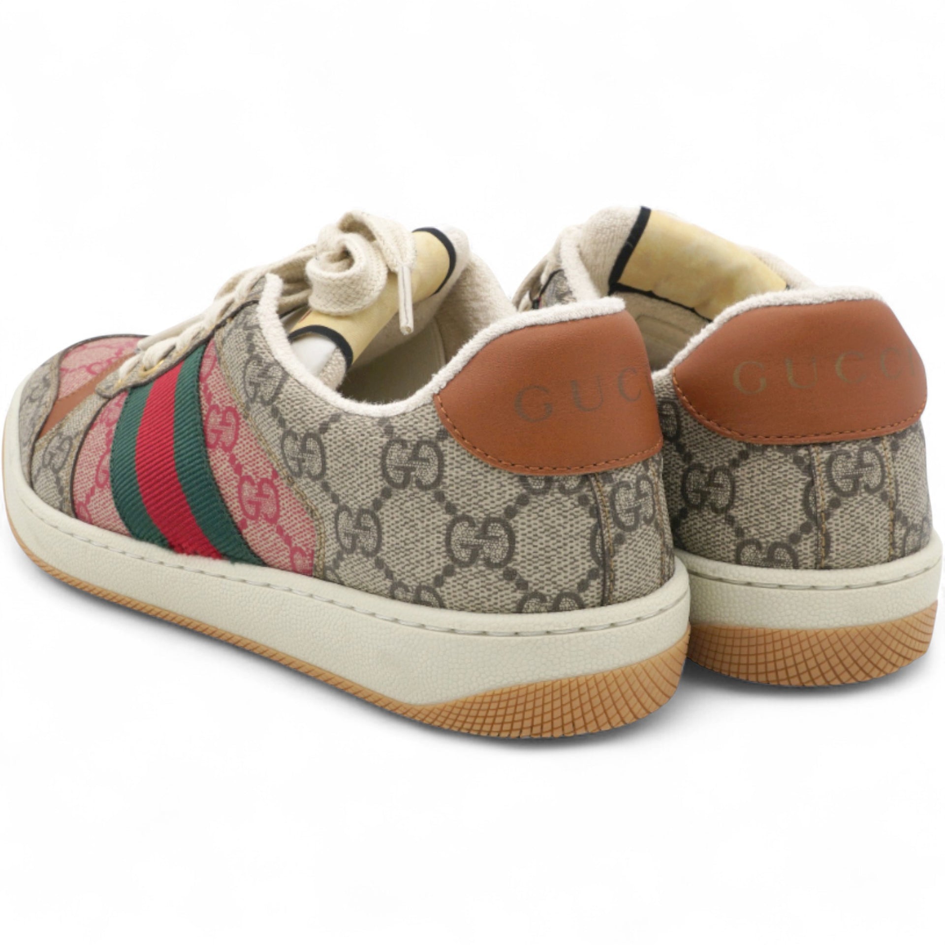 Screener Leather And Webbing-Trimmed Printed Coated-Canvas Sneakers Size37