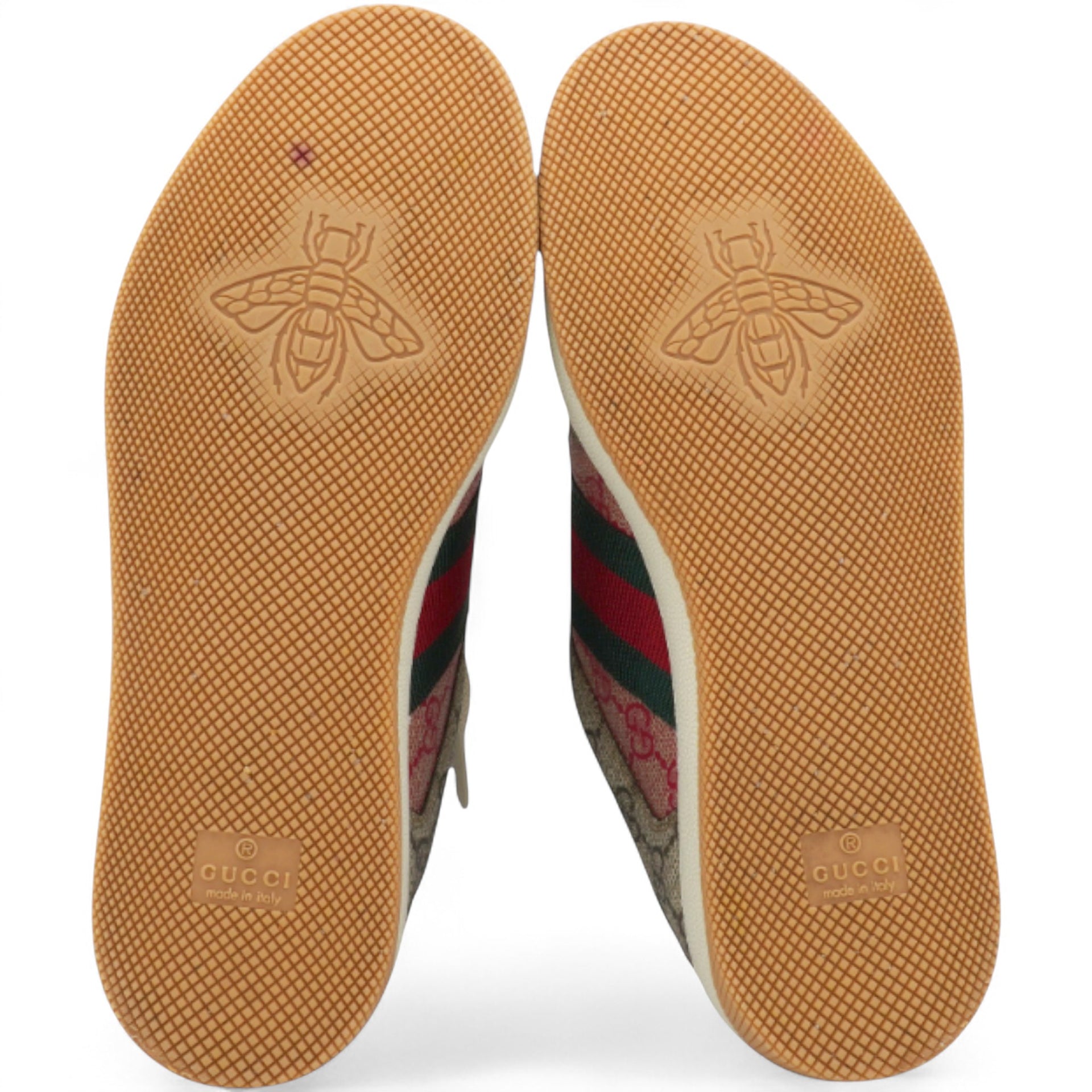 Screener Leather And Webbing-Trimmed Printed Coated-Canvas Sneakers Size37