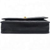 Quilted CC Pearl Crush Wallet on Chain WOC Black