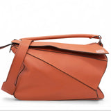 Large Puzzle Bag Orange