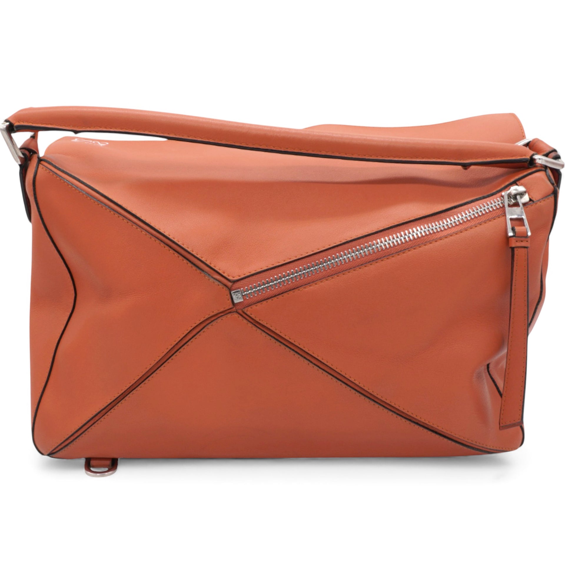 Large Puzzle Bag Orange