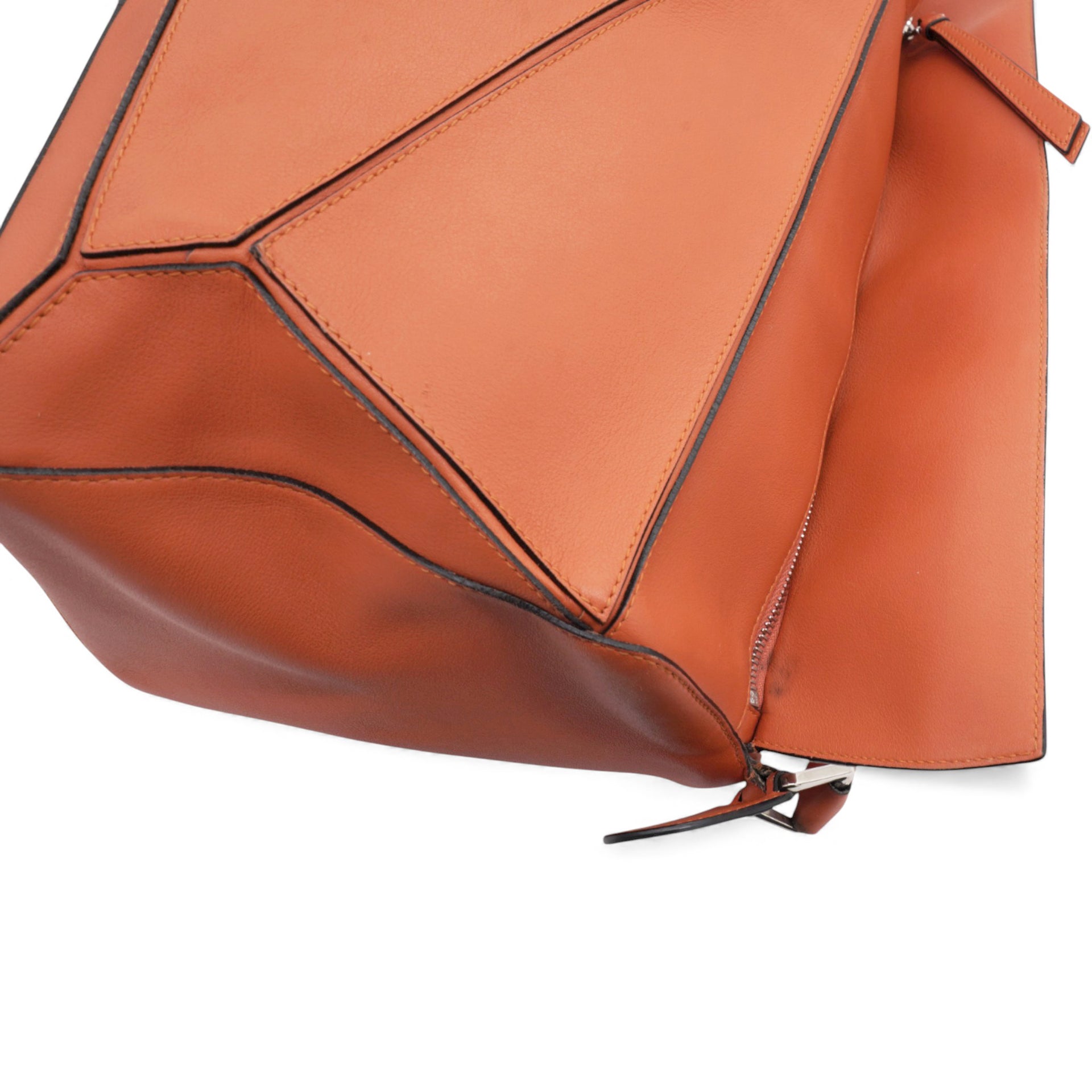 Large Puzzle Bag Orange