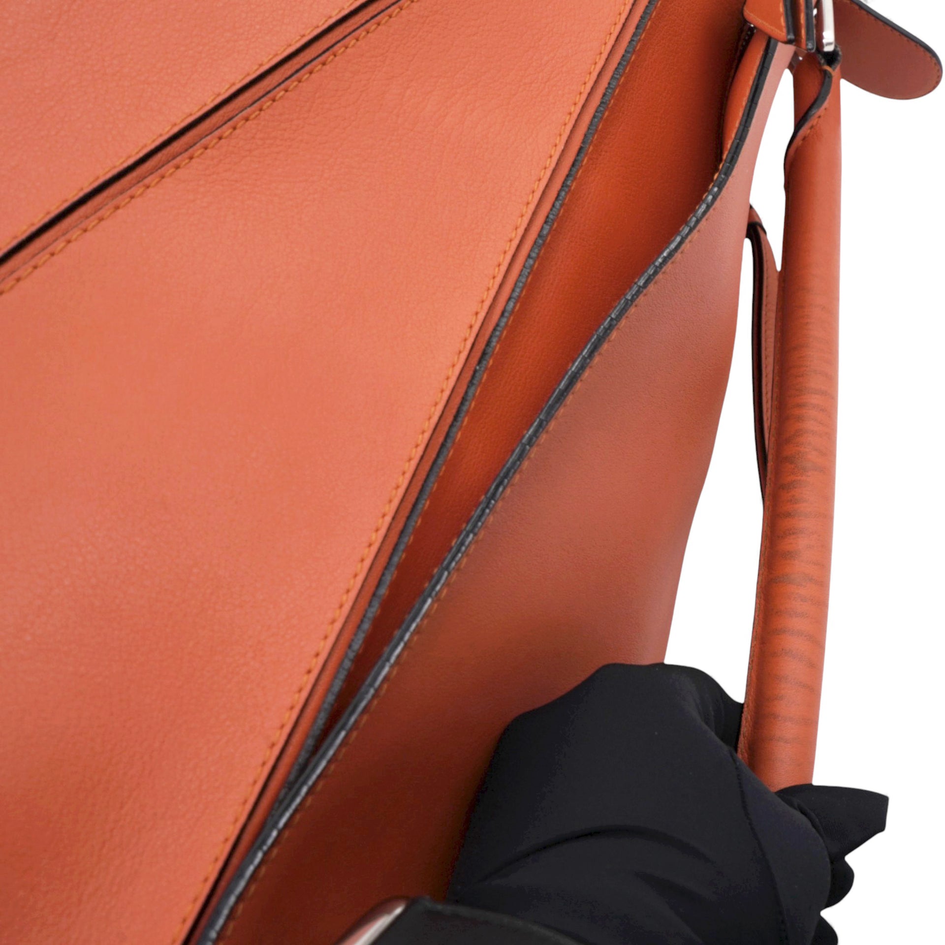 Large Puzzle Bag Orange