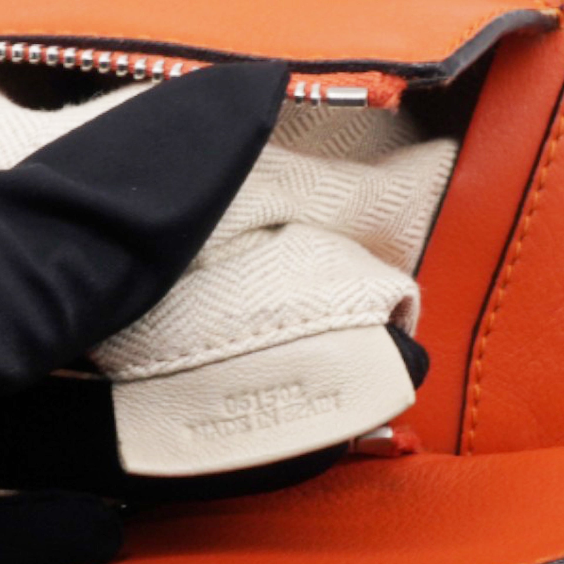 Large Puzzle Bag Orange