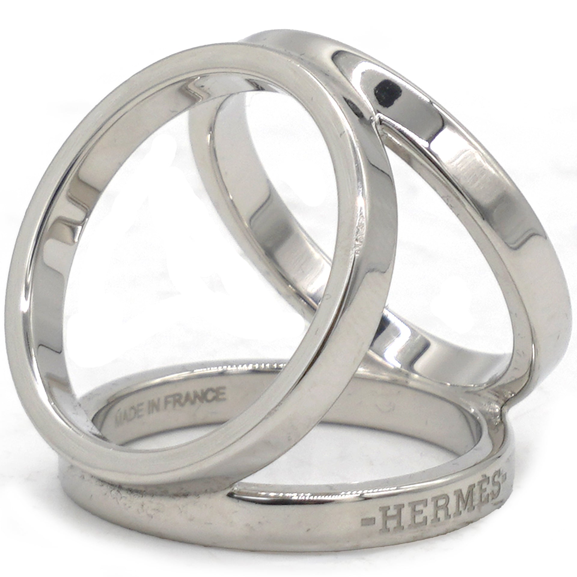 Palladium Trio Scarf Ring