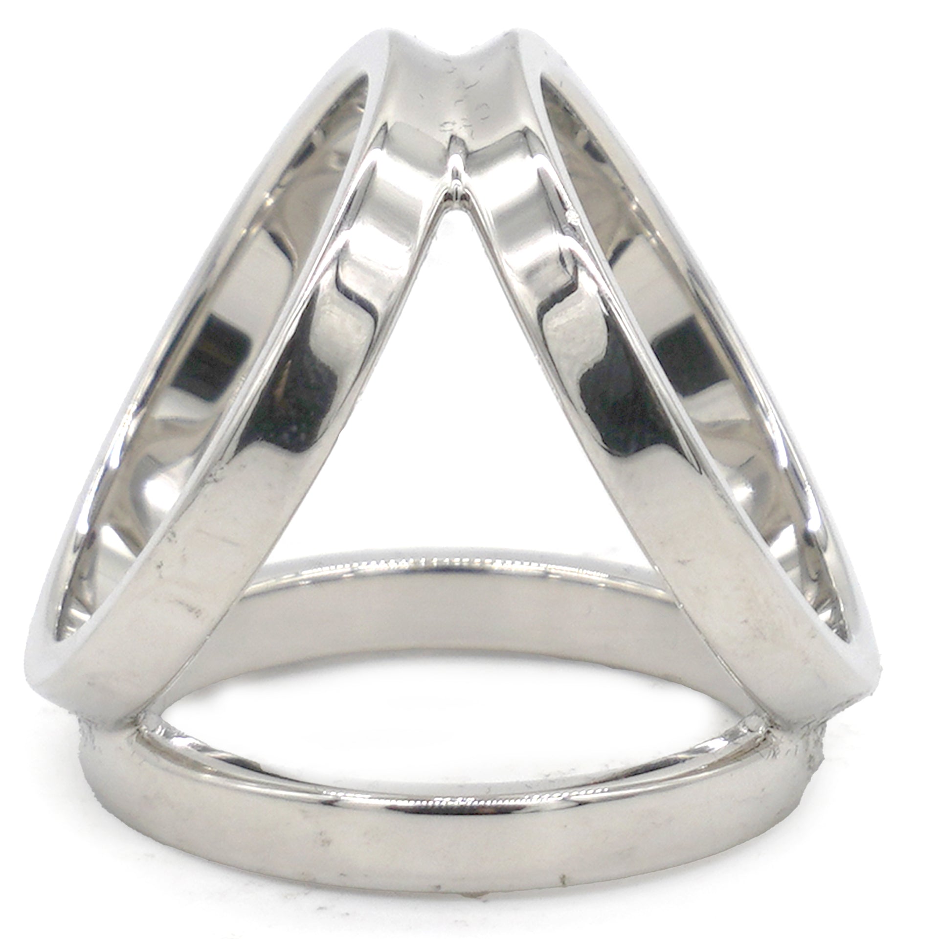 Palladium Trio Scarf Ring
