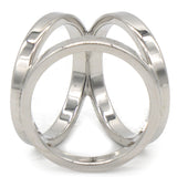 Palladium Trio Scarf Ring
