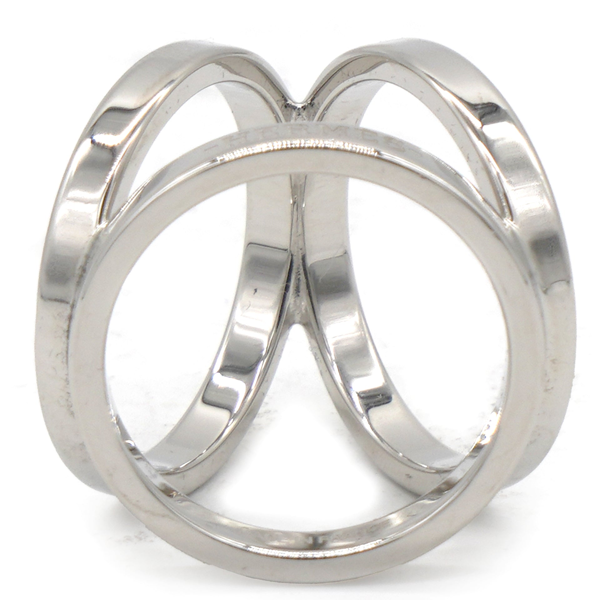 Palladium Trio Scarf Ring