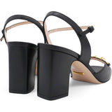 Women's Horsebit Mid-heel sandal Size36.5