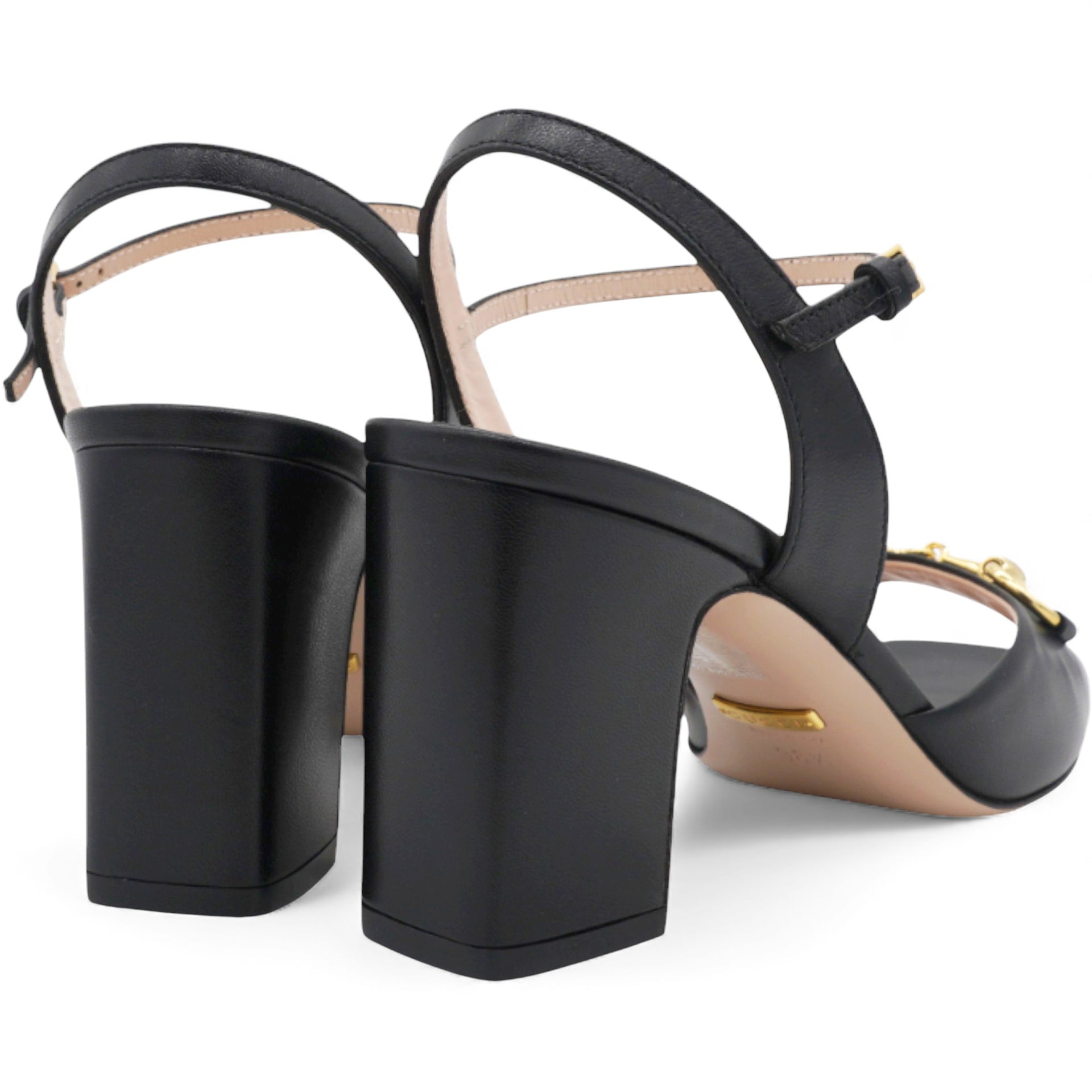 Women's Horsebit Mid-heel sandal Size36.5