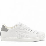 Womens Interlocking G Sneakers White Size37