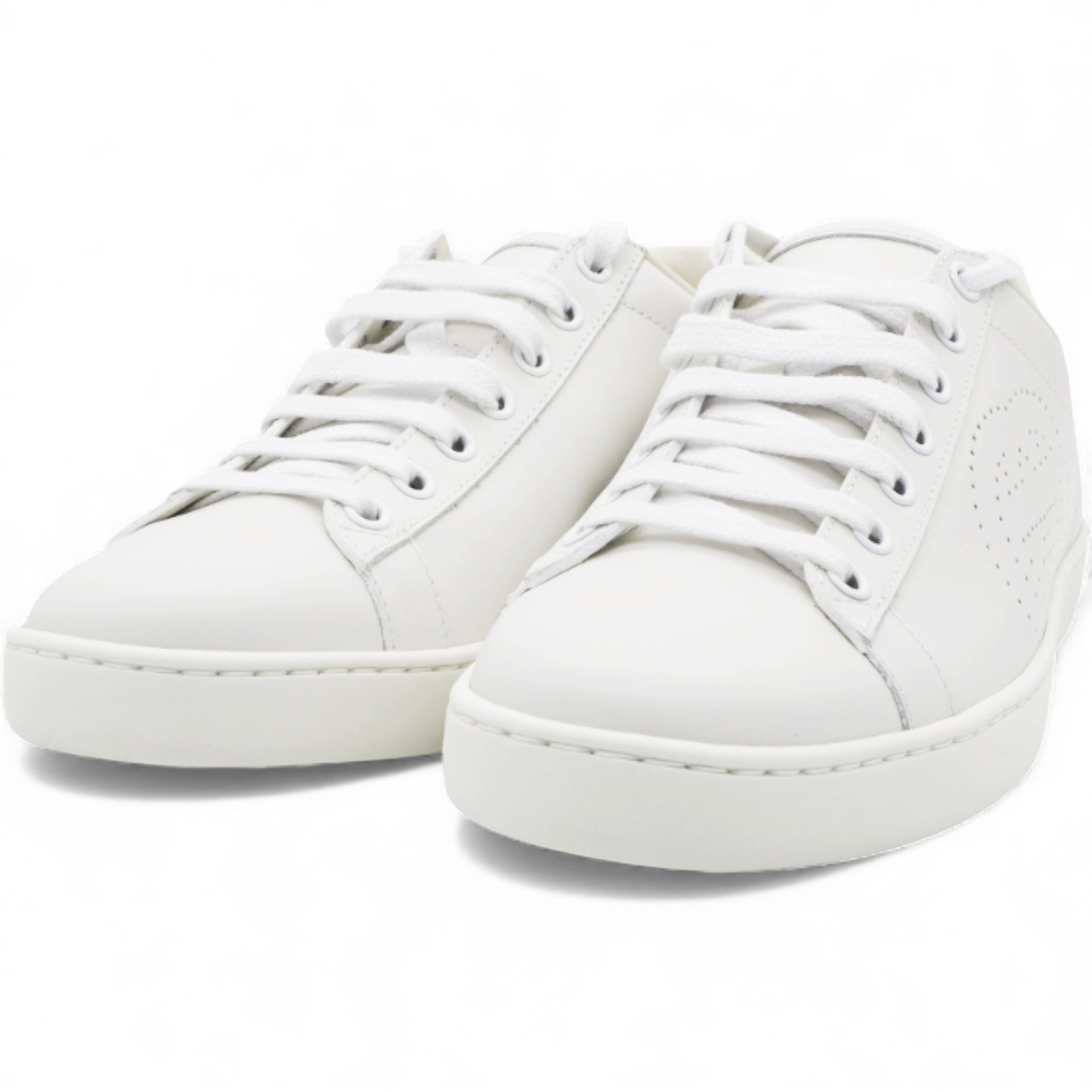 Womens Interlocking G Sneakers White Size37