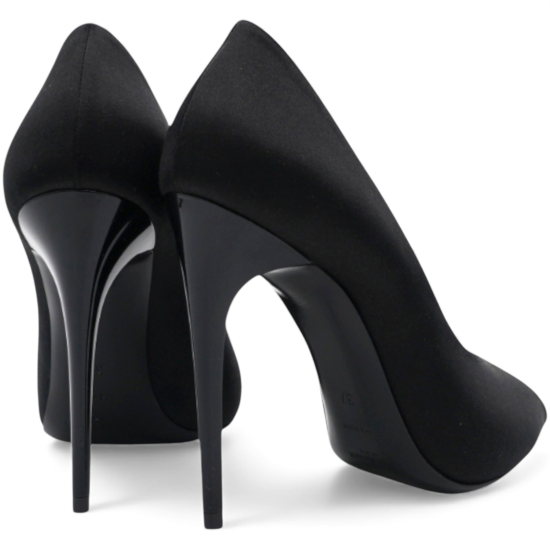 Satin Crystal Martinique 110 Pump Black Size37