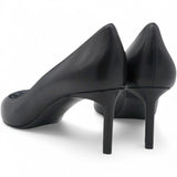 Saint Laurent Black Leather Heels Size37
