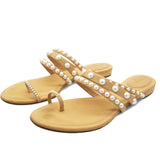 Lambskin Pearl Sandals 39
