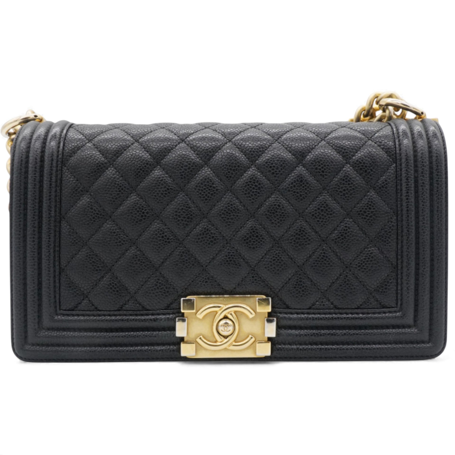 Caviar Quilted Medium Boy Flap