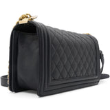 Caviar Quilted Medium Boy Flap