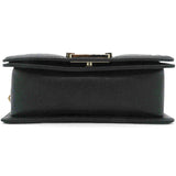 Small Caviar Chevron Leboy Black