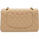 Classic Flap Medium Beige Lambskin