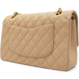 Classic Flap Medium Beige Lambskin
