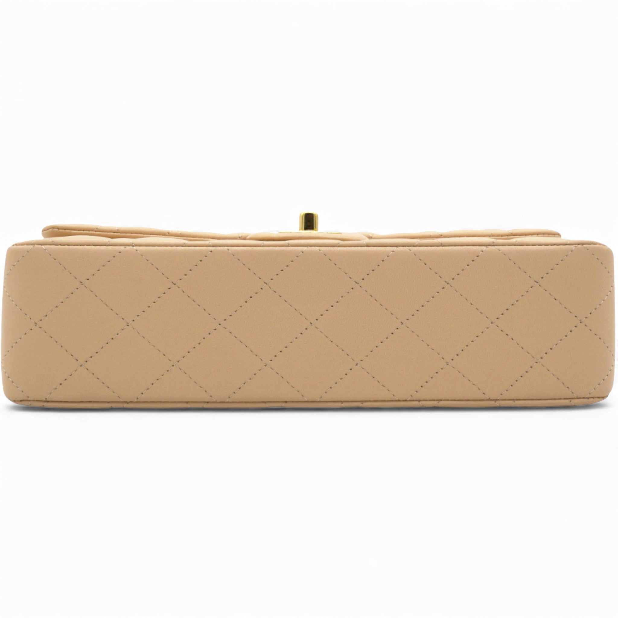 Classic Flap Medium Beige Lambskin