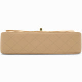 Classic Flap Medium Beige Lambskin