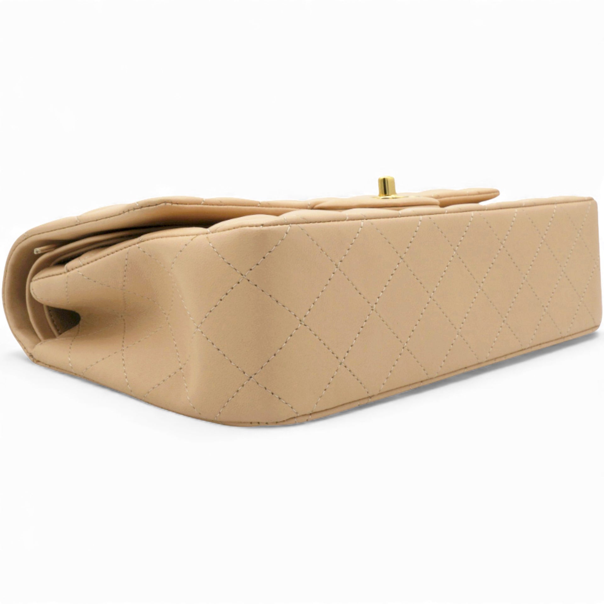 Classic Flap Medium Beige Lambskin