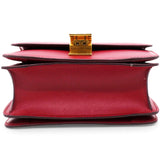Box Calfskin Mini Classic Box Flap Bag Red