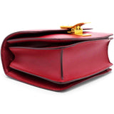Box Calfskin Mini Classic Box Flap Bag Red