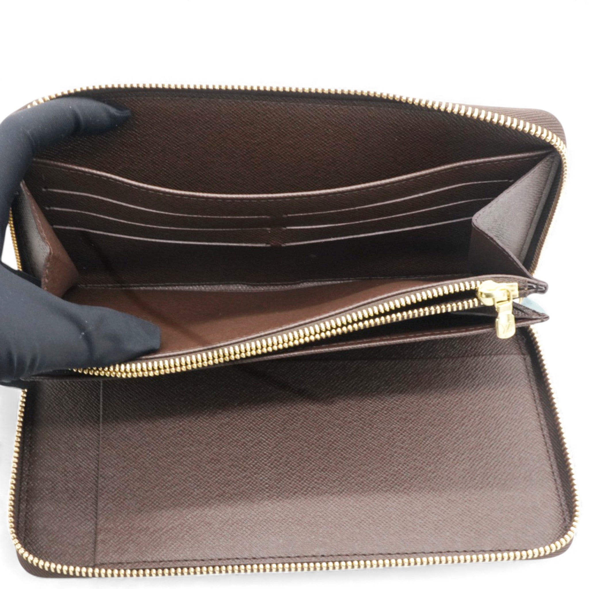 Damier Ebene Canvas Zippy Wallet