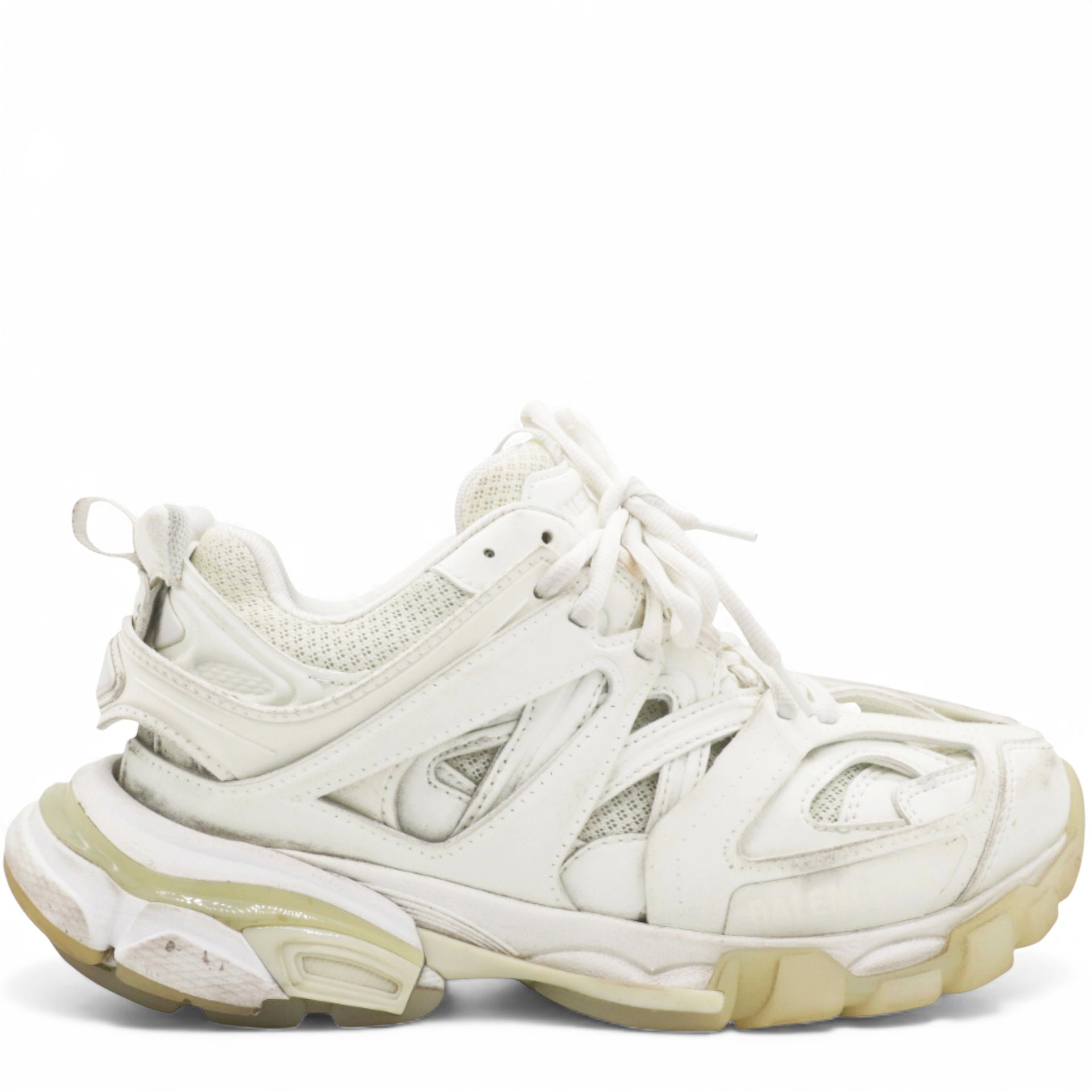 Women's Glow In The Dark Track Sneaker in White Size37