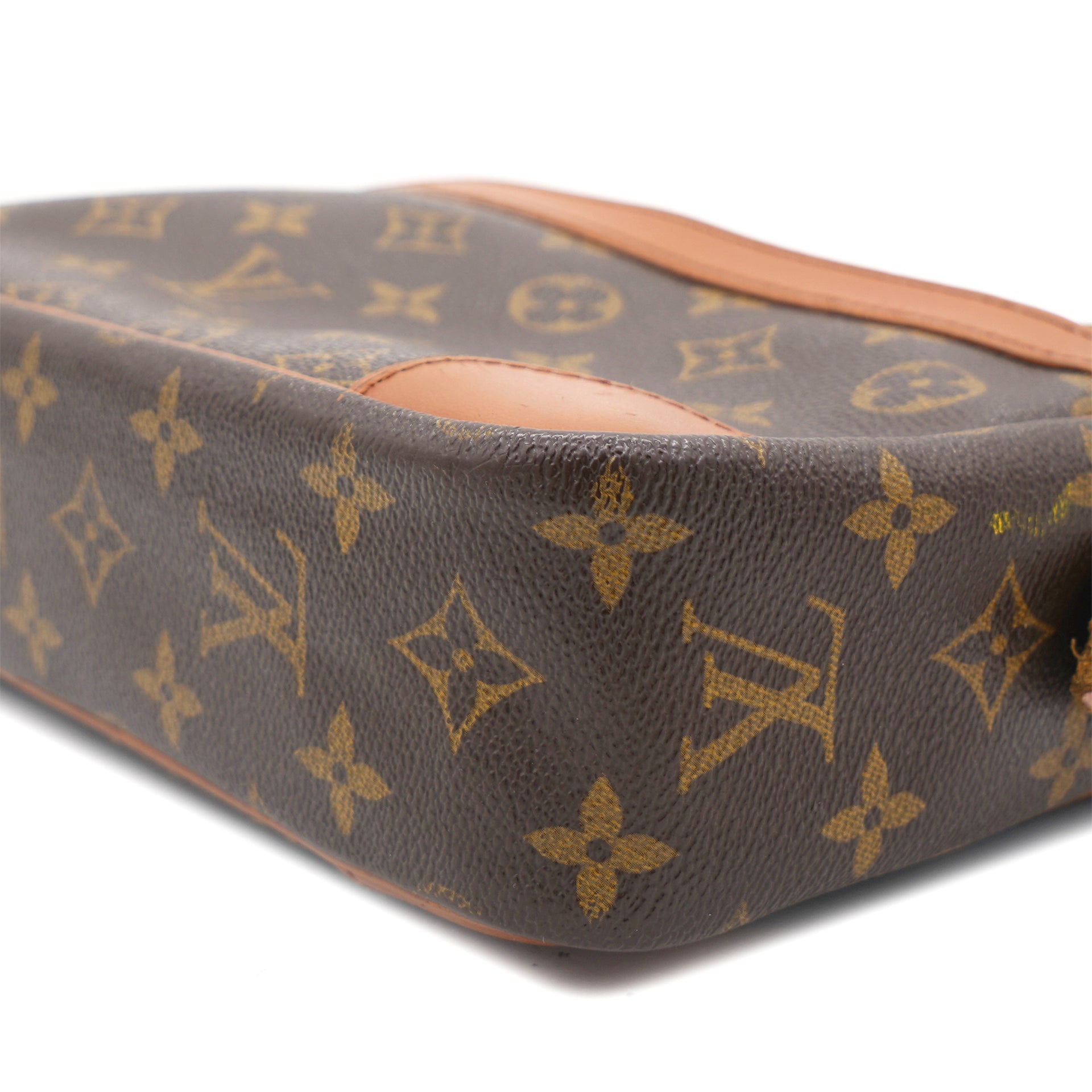 Louis Vuitton EPI Compiegne 28 Clutch Bag Spo Brown LV Auth 37361